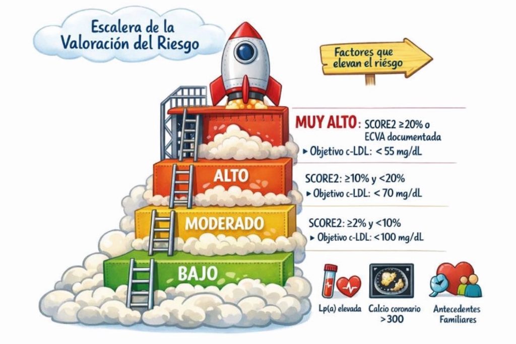 Escalera de valoración de riesgo