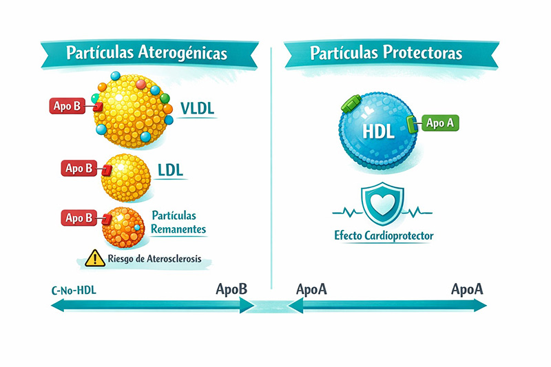 Partículas Aterogénicas y Partículas Protectoras